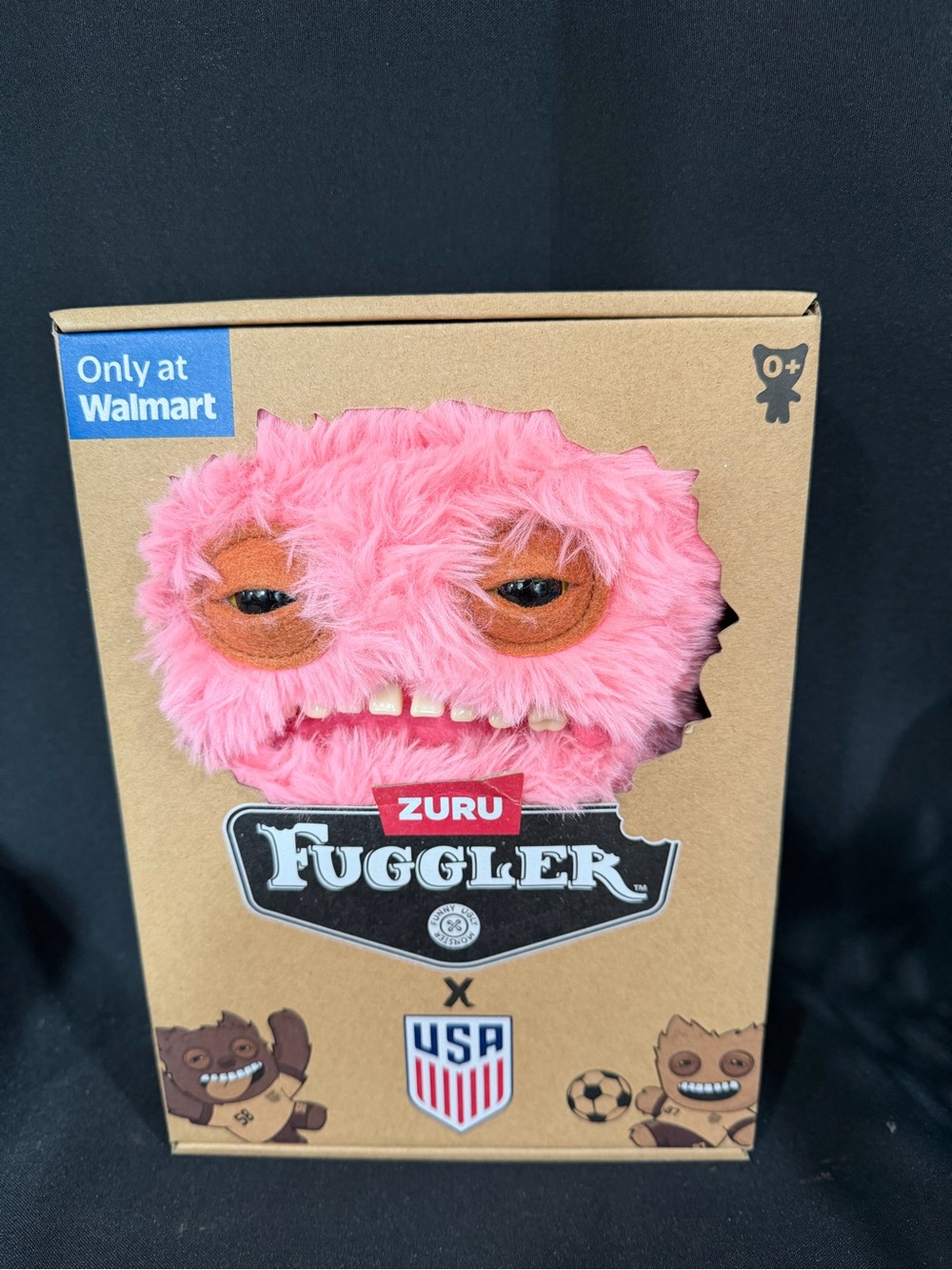 Zuru Fuggler USA Soccer Buttons Funny Ugly Monster Plush, Limited Edition.